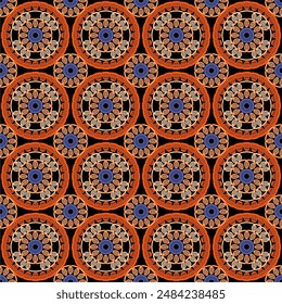 Patrón con ganchillo granny Fondo de pantalla cuadrado hecho a mano arte decorativo impresión de diseño 