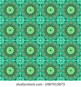 Pattern with crochet granny square wallpaper handmade decorative art design print 