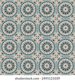 Pattern with crochet granny square wallpaper handmade decorative art design print 