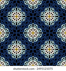 Patrón con ganchillo granny Fondo de pantalla cuadrado hecho a mano arte decorativo impresión de diseño 