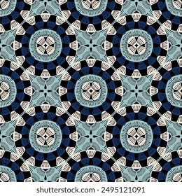 Muster mit Häkelgranny quadratischen Bildschirmhintergrund handgemachte dekorative Kunst Design-Druck 