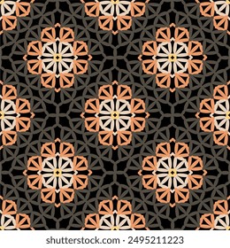 Patrón con ganchillo granny Fondo de pantalla cuadrado hecho a mano arte decorativo impresión de diseño 