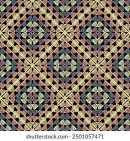 Pattern with crochet granny square wallpaper handmade decorative art design print 