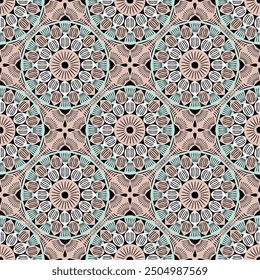 Pattern with crochet granny square wallpaper handmade decorative art design print 
