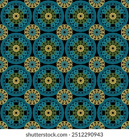 Muster mit Häkeln Granny Quadrat Tapete handgefertigte dekorative Kunst Design Print 