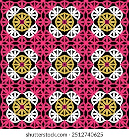 Patrón con crochet granny Fondo de pantalla cuadrado hecho a mano diseño de arte decorativo impresión 