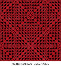 Pattern with crochet granny square wallpaper handmade decorative art design print 