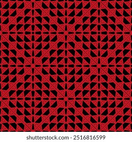 Muster mit Häkeln Granny Quadrat Tapete handgefertigte dekorative Kunst Design Print 