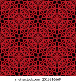 Muster mit Häkeln Granny Quadrat Tapete handgefertigte dekorative Kunst Design Print 