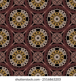 Pattern with crochet granny square wallpaper handmade decorative art design print 