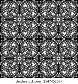 Pattern with crochet granny square wallpaper handmade decorative art design print craft handiwork 	