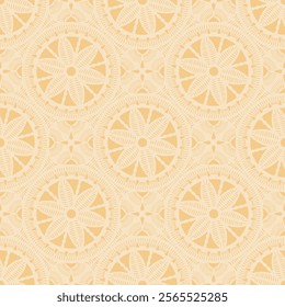 Pattern with crochet granny square wallpaper handmade decorative art design print
