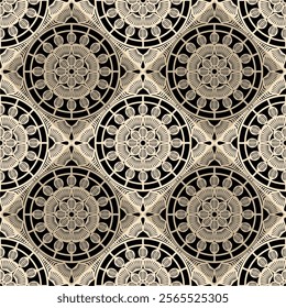 Pattern with crochet granny square wallpaper handmade decorative art design print