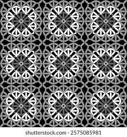  Pattern with crochet granny square wallpaper handmade decorative art design print