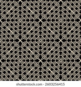 Pattern with crochet granny square wallpaper handmade decorative art design print