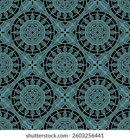 Pattern with crochet granny square wallpaper handmade decorative art design print