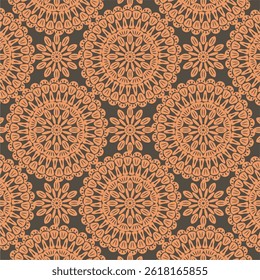 Pattern with crochet granny square wallpaper handmade decorative art design print