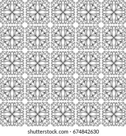 Pattern Cross Monochrome paint decoration