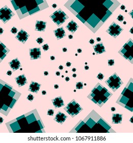 
pattern of crosses of different shapes and shades