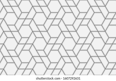 Pattern with crossing thin blured lines. Stylish abstract geometric diamond texture in light color. Seamless linear pattern. Modern swatch for design.