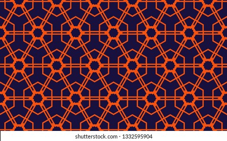 Pattern with curved line. Triangles style. Vector illustration. For you home interior wallpaper, fashion print