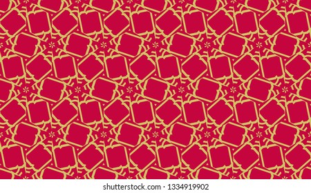Pattern with curved line. Triangles style. Vector illustration. For you home interior wallpaper, fashion print