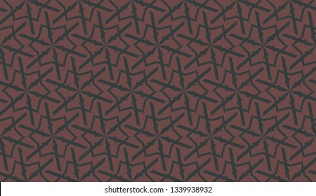 Pattern with curved line. Triangles style. Vector illustration. For you home interior wallpaper, fashion print