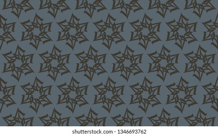Pattern with curved line. Triangles style. Vector illustration. For you home interior wallpaper, fashion print