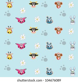 pattern with cute animals