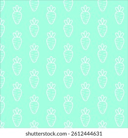 Pattern with cute baby carrots