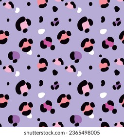 pattern cute girl animal print 