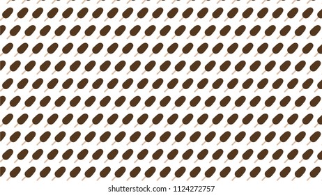 Pattern cute pastel ice cream vector.