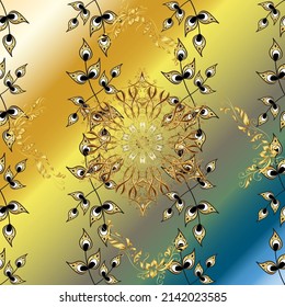pattern cute super abstract and nice interesting picture. Vector. Vintage.