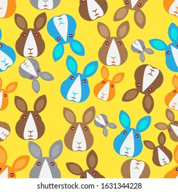 pattern cute sweet bunny face