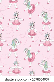PATRÓN CON CORTA Unicornio. Se puede utilizar para la impresión de pantalones para bebés, diseño de estampado de moda, ropa para niños, saludos para celebración de duchas de bebé y tarjeta de invitación