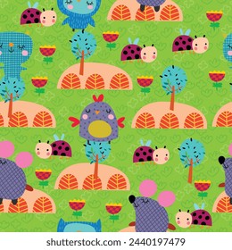 Сhildish pattern cute vector texture for kids bedding, fabric, wallpaper, wrapping paper, textile, t-shirt print