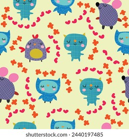 Сhildish pattern cute vector texture for kids bedding, fabric, wallpaper, wrapping paper, textile, t-shirt print