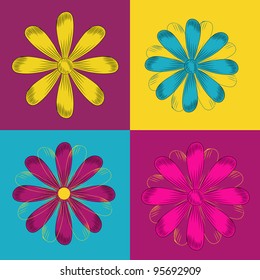 pattern of daisies