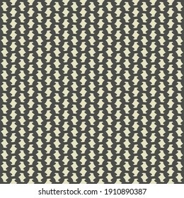Pattern in dark gray and white, made of chain mesh. Wallpaper texture.