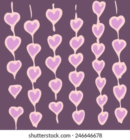 Pattern to the day of St. Valentine