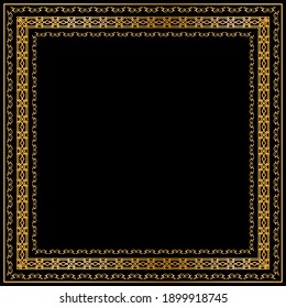 pattern decorated with gold chains and floral.