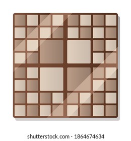 patrón de decoración y diseño mosaicos ilustración vectorial