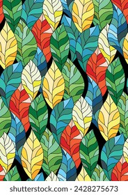 pattern decorative element colorful design background , templates for cover poster, banners, flayers,