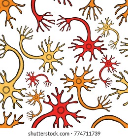 pattern of the decorative neurons