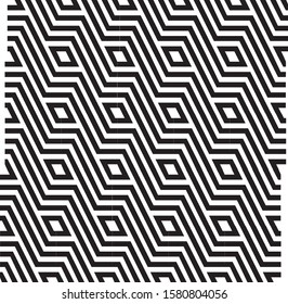 Pattern decorative vector, black and white