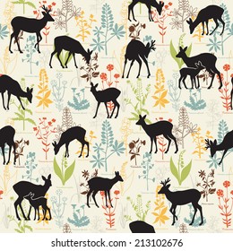 pattern with deers