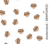 pattern delivery food box to go cartoon. above package, mockup takeaway, hand sale delivery food box to go sign vector