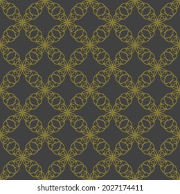 Pattern design with abstract ornamnet motif