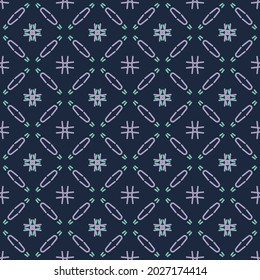 Muster-Design mit abstraktem ornamnetem Motiv