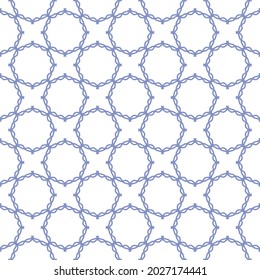 Pattern design with abstract ornamnet motif